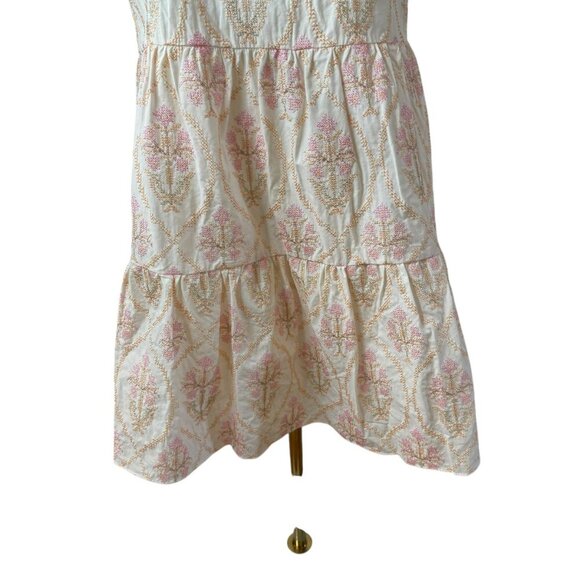 A Loves A Girl XL ruffle Cap Sleeve Embroidered Dress. (A14-16) - Picture 5 of 7